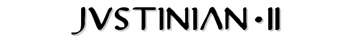 Justinian 2 font